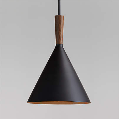 Weston Black Mid-Century Modern Pendant Light