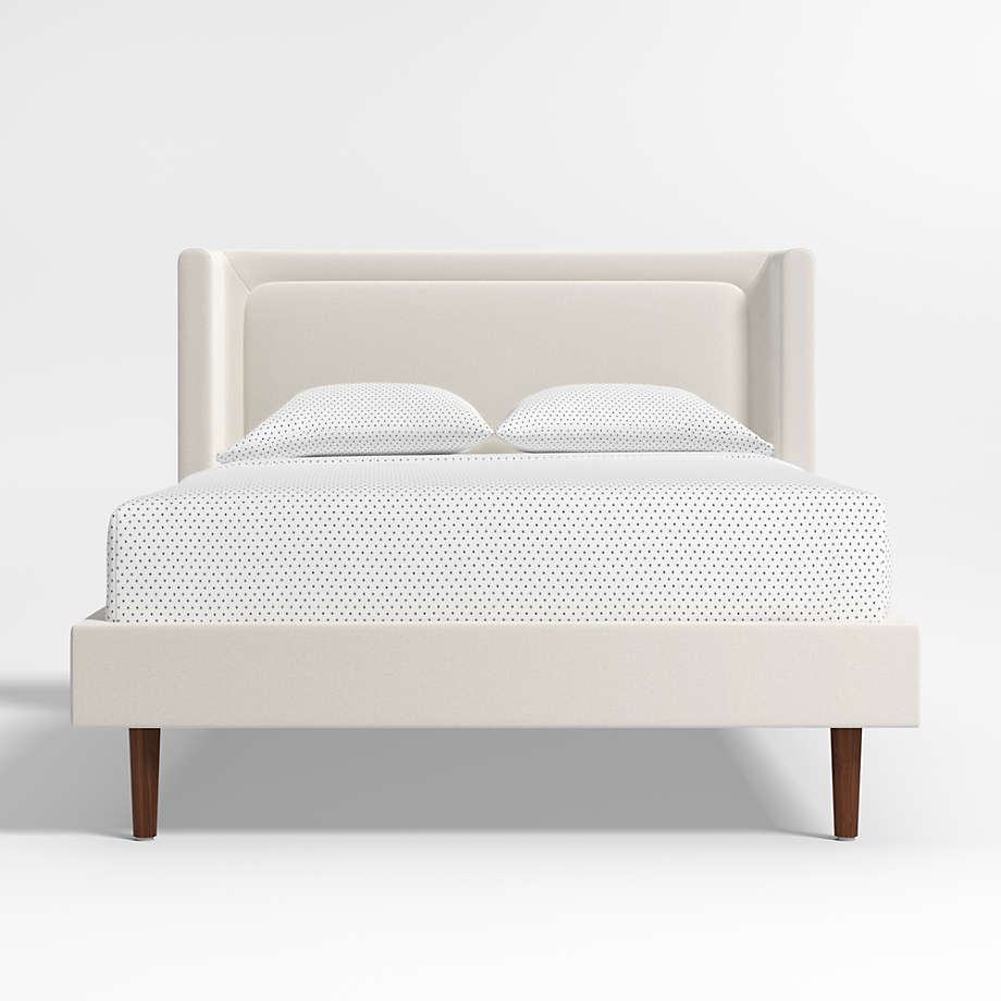 Upholstered sales kid bed