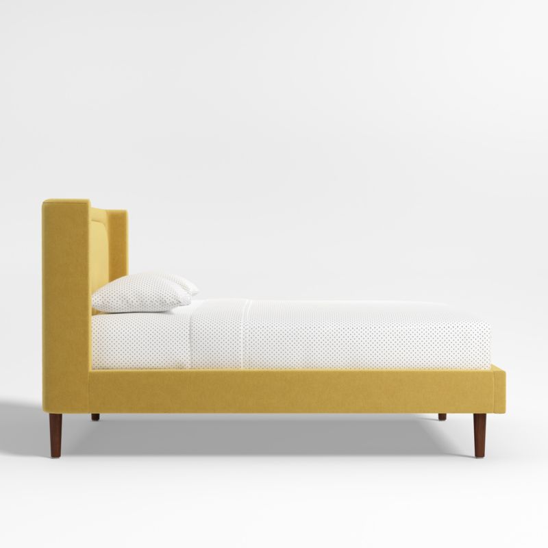 Weston Tuscan Yellow Boucle Upholstered Kids Queen Bed - image 5 of 10