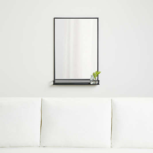 Weston Rectangle Mirror with Shelf