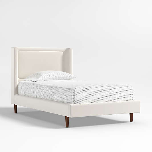 Weston Natural Cream Upholstered Kids Bed