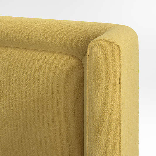 Weston Tuscan Yellow Boucle Upholstered Kids Twin Bed