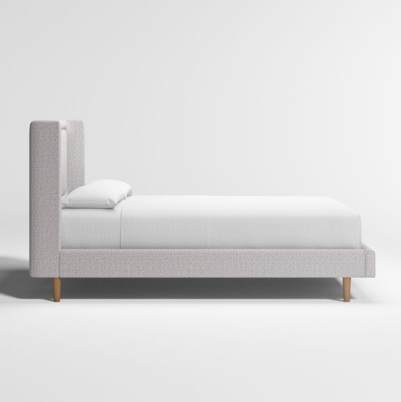 Weston Grey Upholstered Kids Full Bed - image 5 of 14