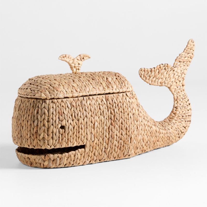 Whale Woven Floor Storage Basket - image 3 of 8