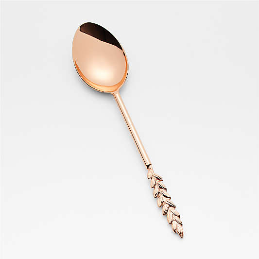 Wheat Copper Pastry Serving Spoon