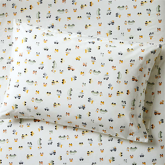 Stay Cool Wheely Cool Organic Cotton Kids Pillowcase