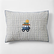 Supersoft Midnight Navy Blue Organic Gauze Kids Pillowcase