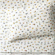 Wheely Cool Embroidered Cotton Kids Pillow Sham