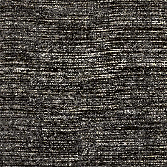 Whistler Viscose and Jute Blend Distressed Charcoal Black Area Rug