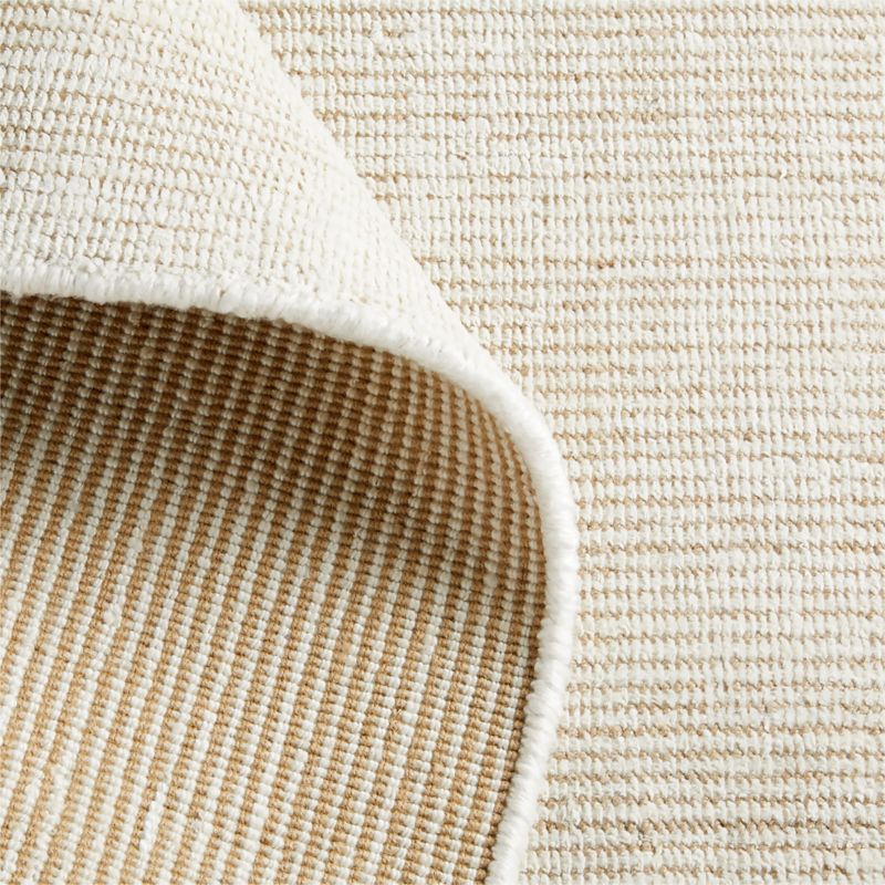 Whistler Viscose and Jute Blend Distressed White Rug Swatch 12"x18" - image 5 of 6