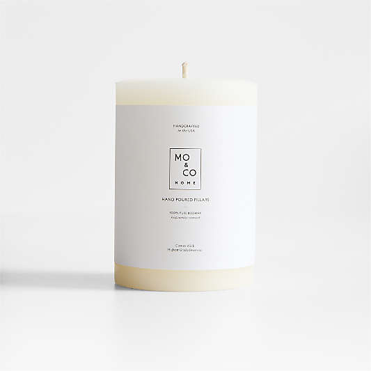 White Beeswax Pillar Candle 3"x4"