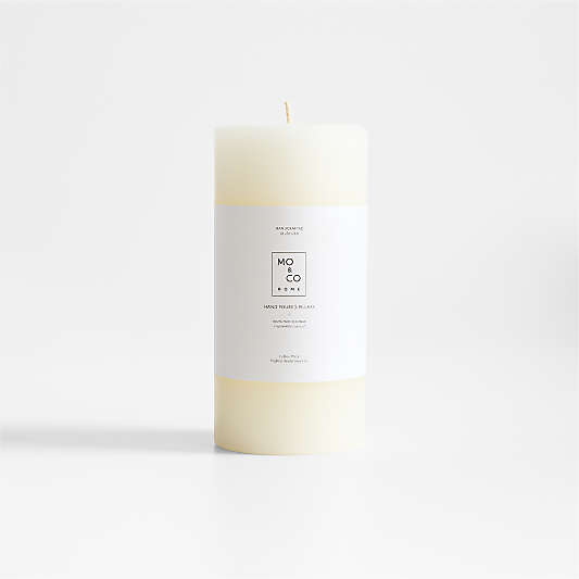 White Beeswax Pillar Candle 3"x6"