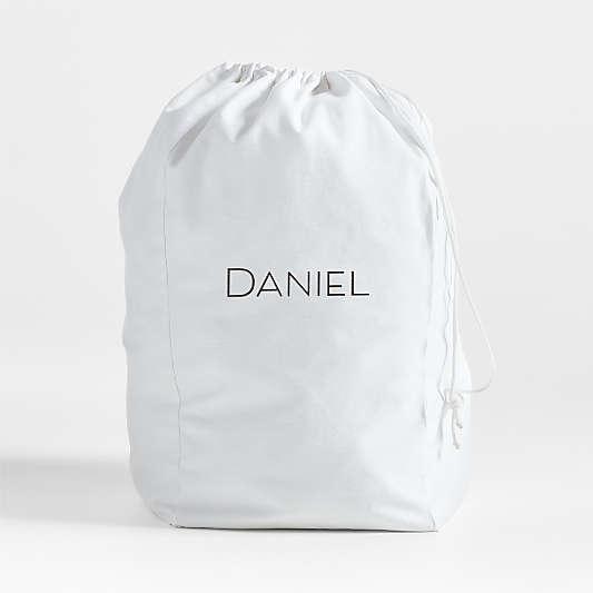 White Canvas Laundry Bag