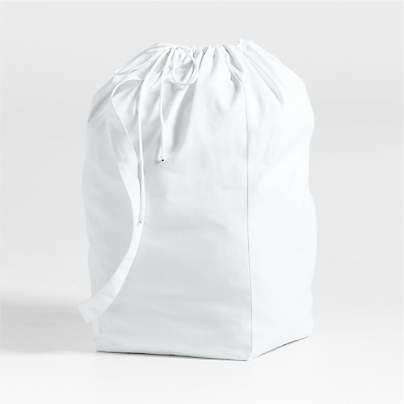 White Canvas Laundry Bag