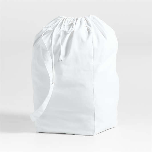 White Canvas Laundry Bag