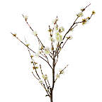 View Artificial White Cherry Blossom Flower Branch - image 5 of 6