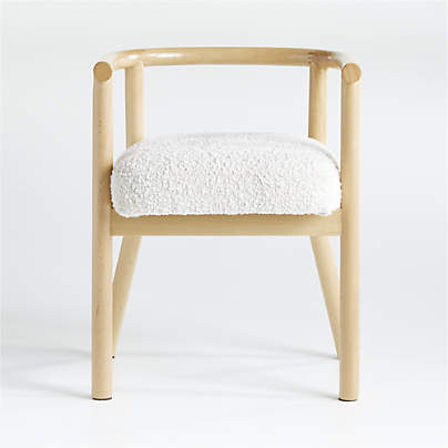 White Horse 21" Upholstered Play Chair