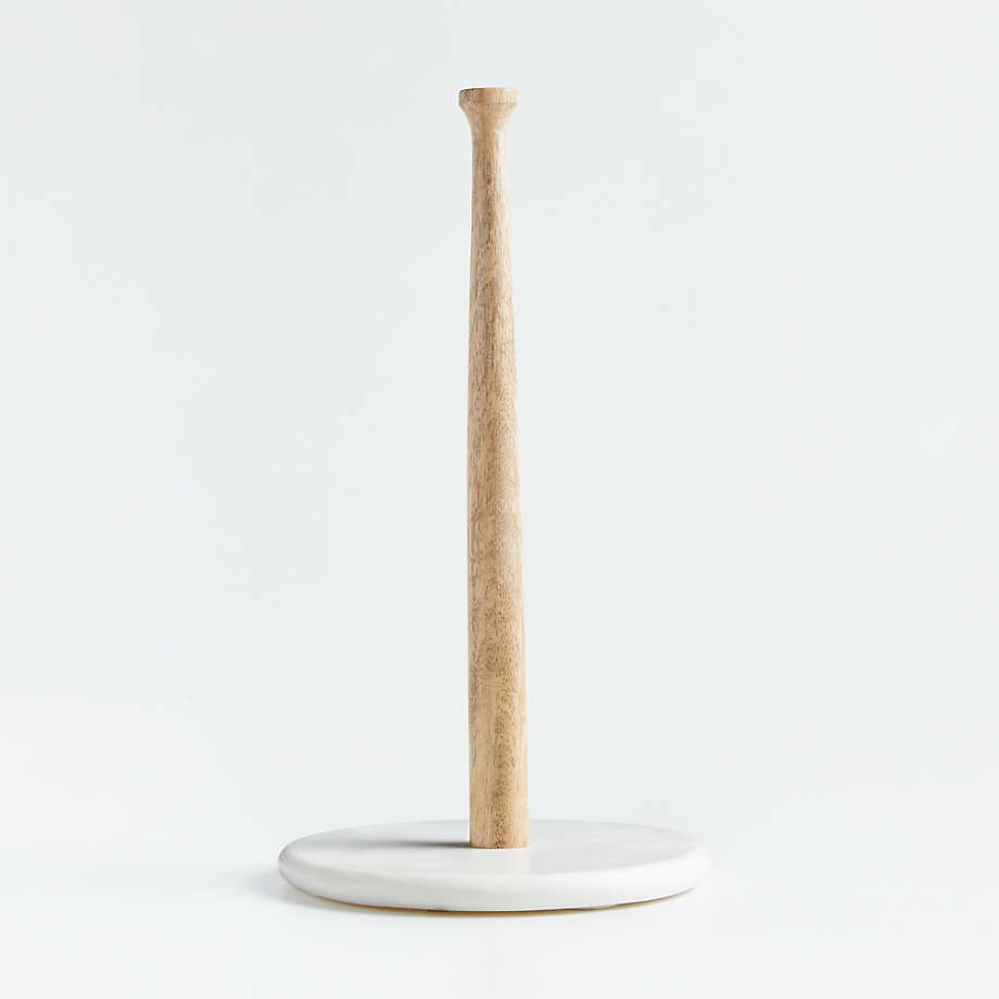 White Marble Paper Towel Holder + Reviews