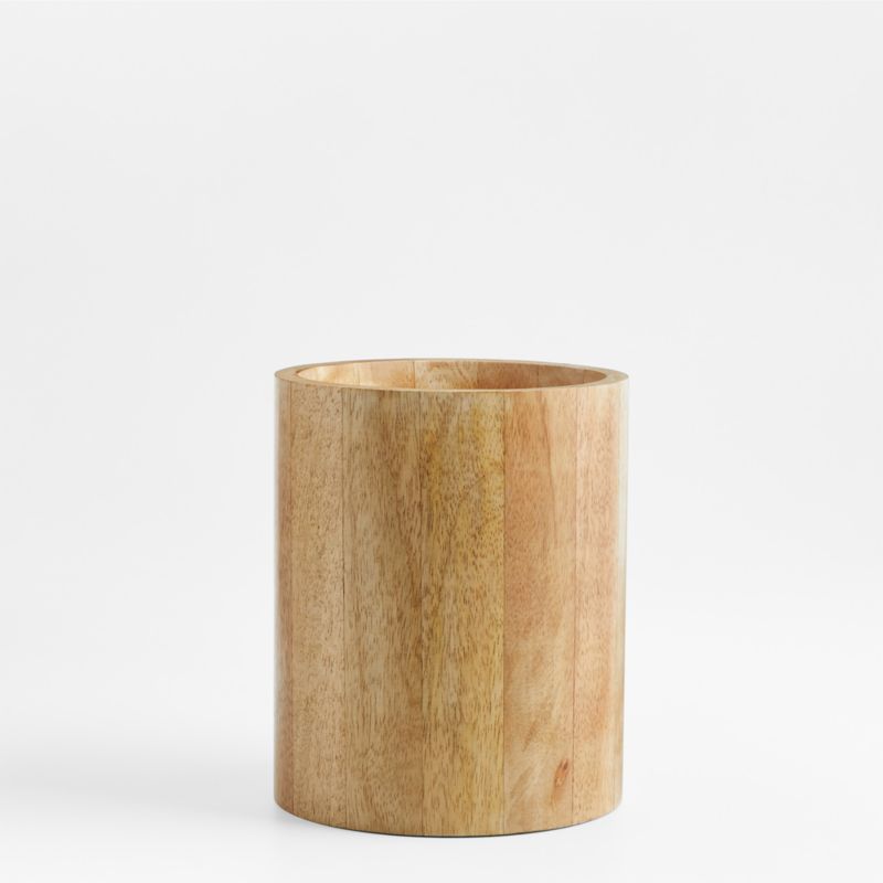 Mango Wood Utensil Holder - image 2 of 3