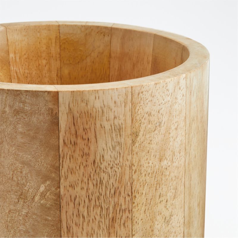 Mango Wood Utensil Holder - image 1 of 3