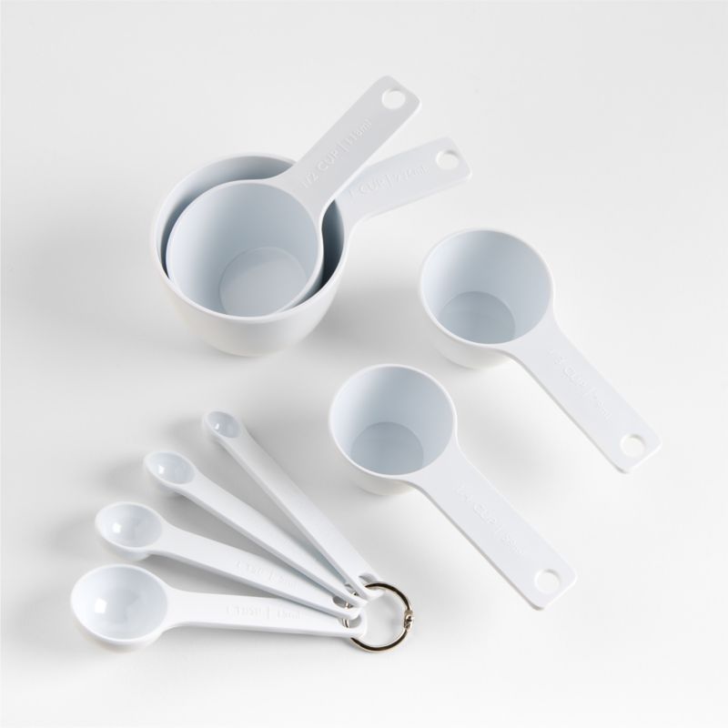 White Melamine Measuring Cups, Set of 4 - image 1 of 3