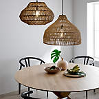 View Cabo Large Woven Pendant Light - image 12 of 16