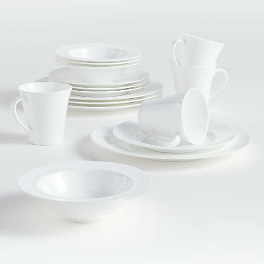 White Pearl 16-Piece Dinnerware Set