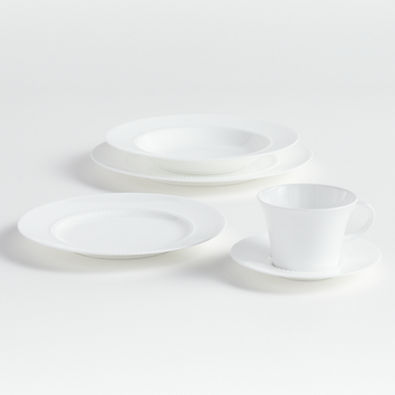 View White Pearl 5-Piece Place Setting details