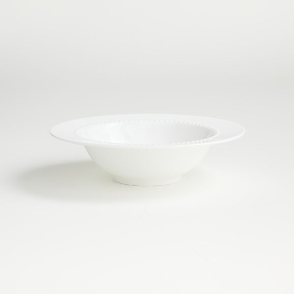 Details about   Crate And Barrel caramic White Kai Noodle Bowl 