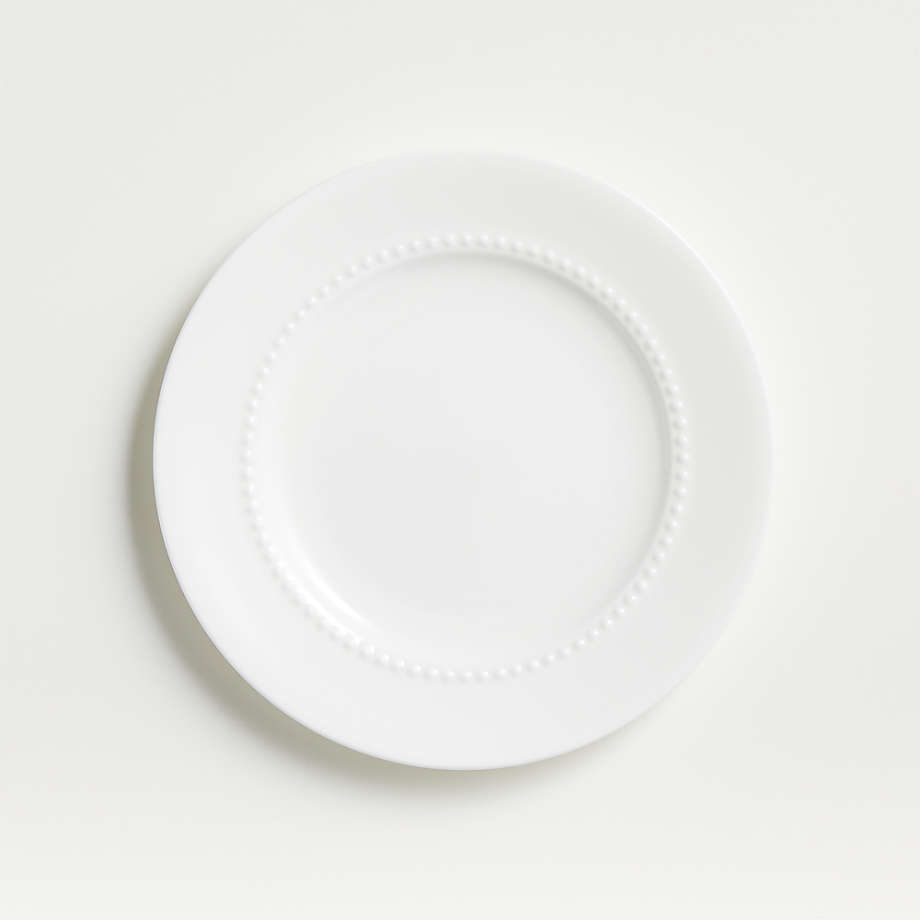 White Pearl Bread and Butter Plate + Reviews | Crate & Barrel