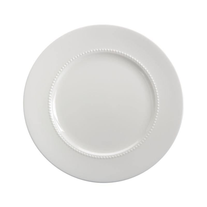 White Pearl Dinner Plate + Reviews | Crate & Barrel