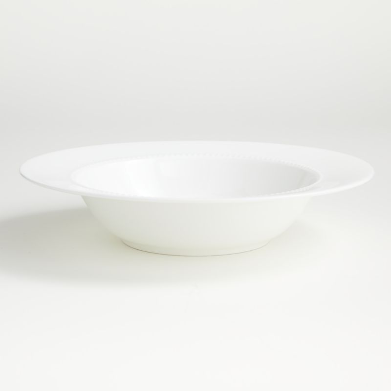 White Pearl Serving Bowl + Reviews Crate & Barrel