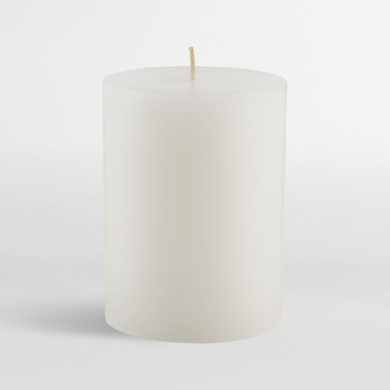 3"x4" White Pillar Candle