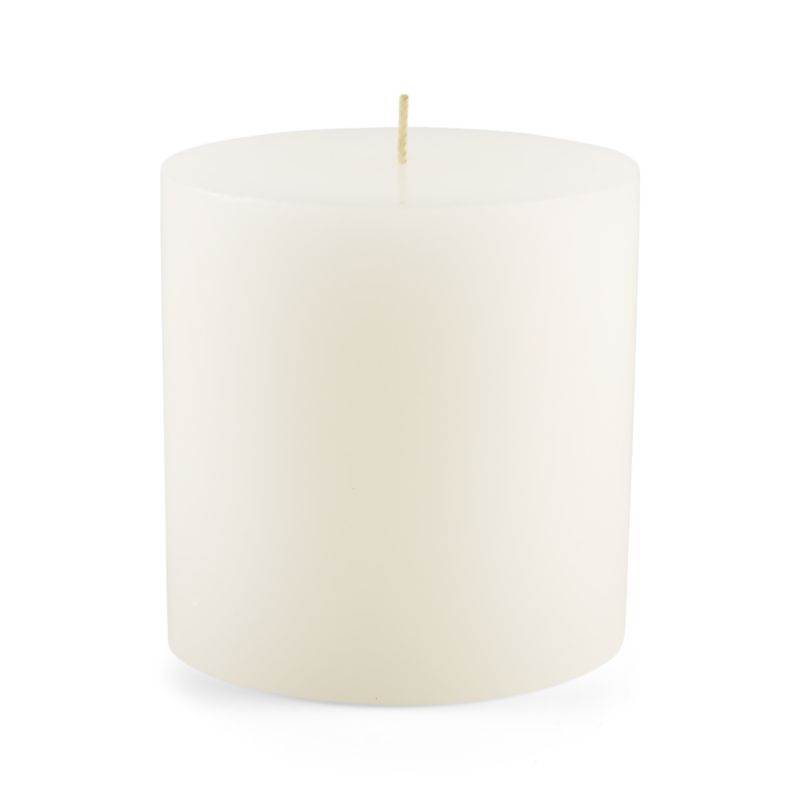 4"x4" White Pillar Candle - image 6 of 11