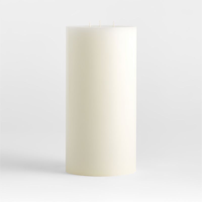 6"x12" White Pillar Candle