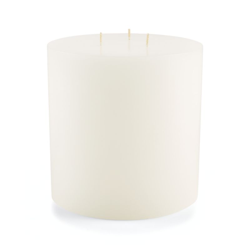 Large White Pillar Candle