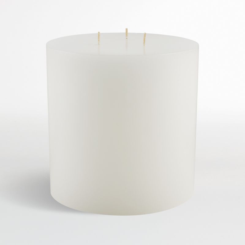 6"x6" White Pillar Candle