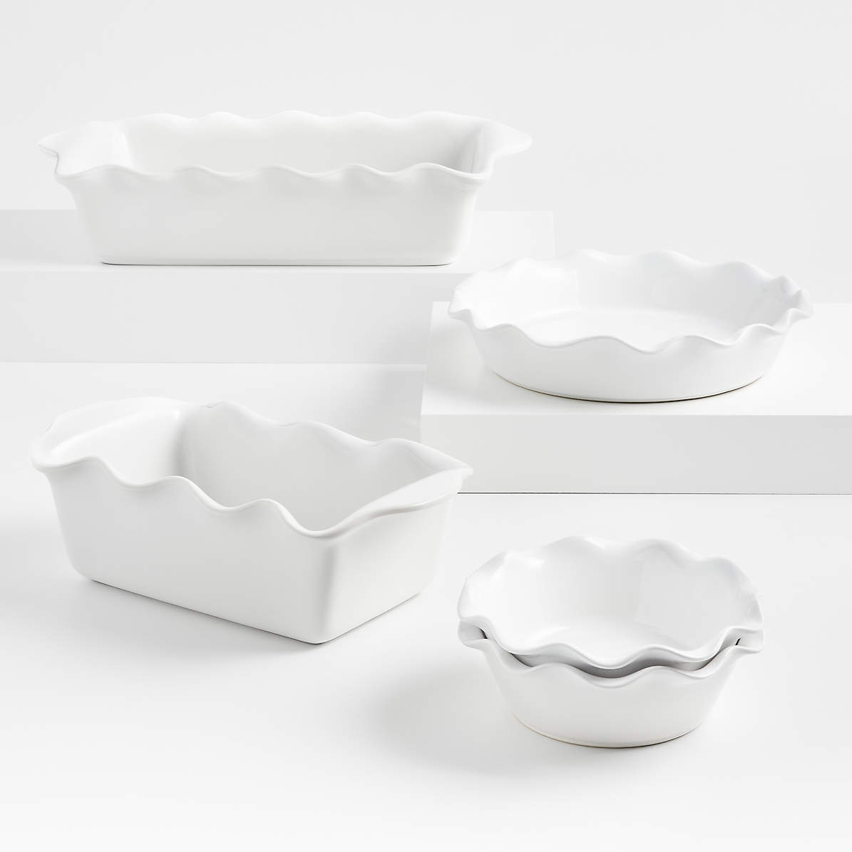 Staub Ceramics White 5-Piece Bakeware Set + Reviews