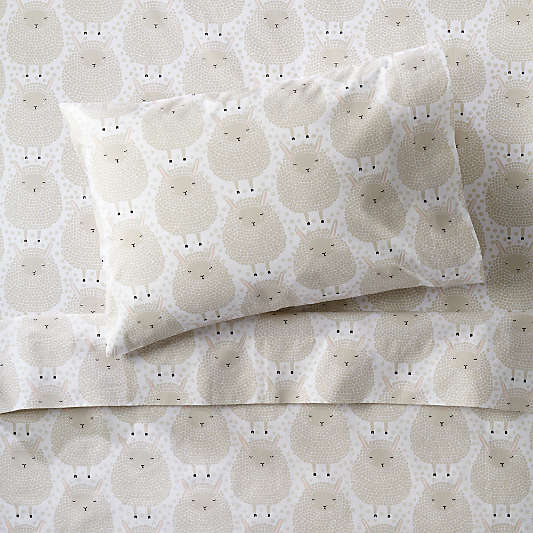 Organic Sheepish Toddler Sheet Set