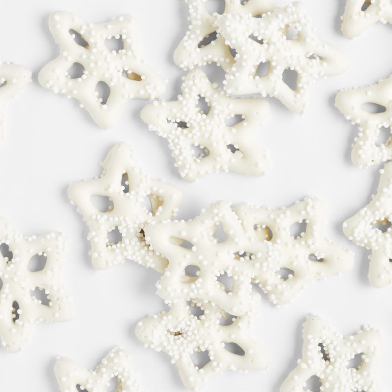 White Snowflake Pretzels in Gift Tin - image 0 of 10