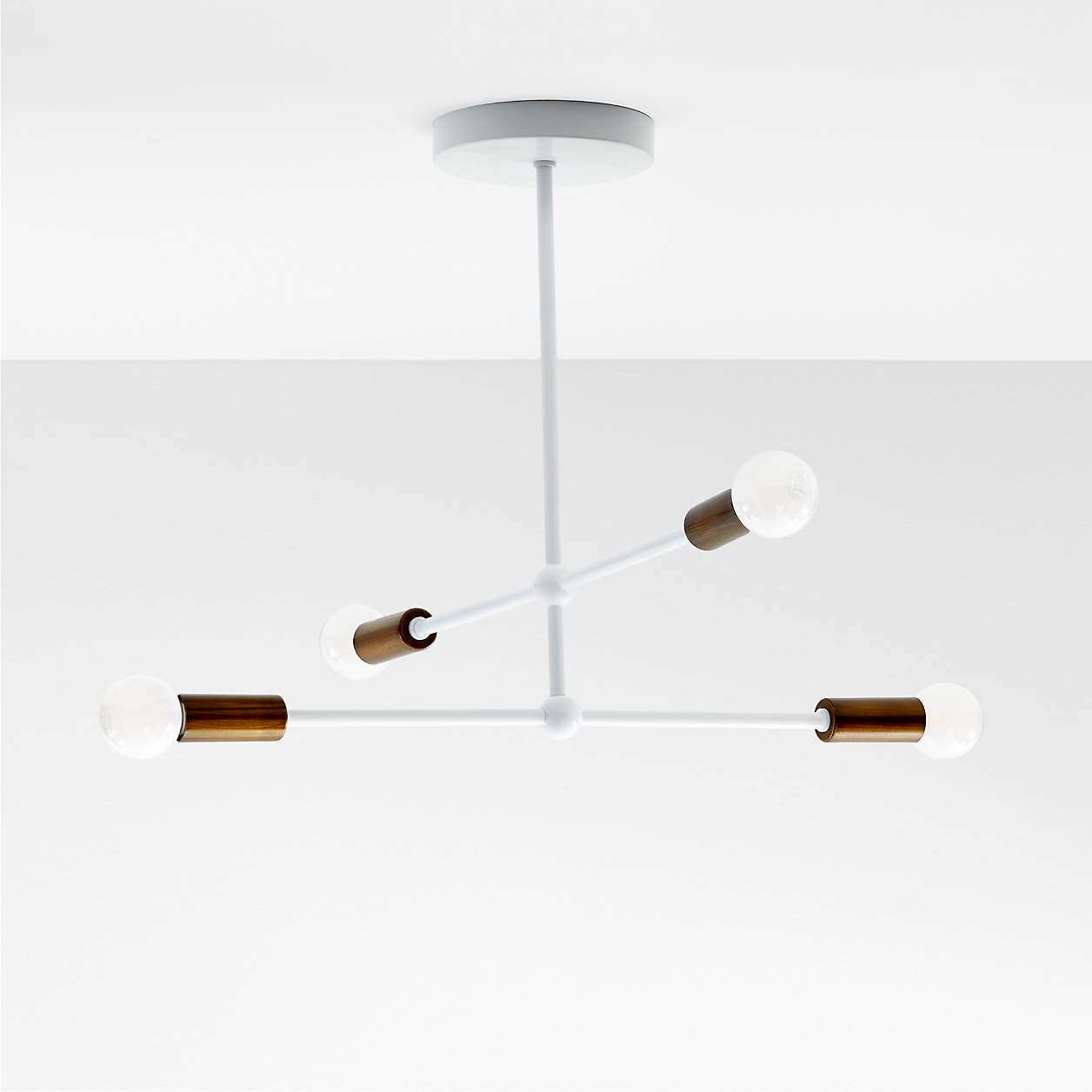 Sputnik Nursery Chandelier White Flush Mount Ceiling Light + Reviews Crate & Kids Canada