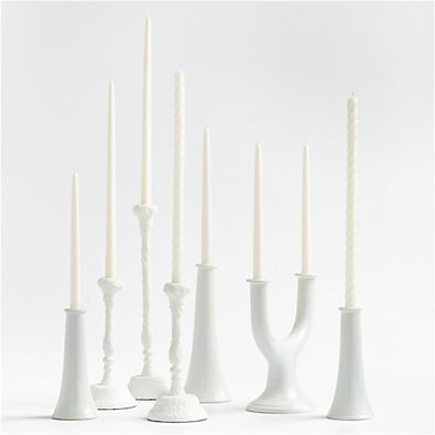View White Taper Candle Bundle, Set of 8 details