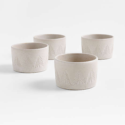 White Trees Ramekins, Set of 4