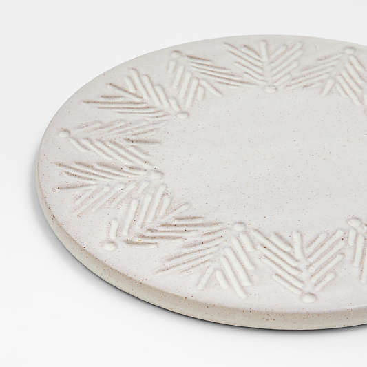 White Trees Stoneware Trivet