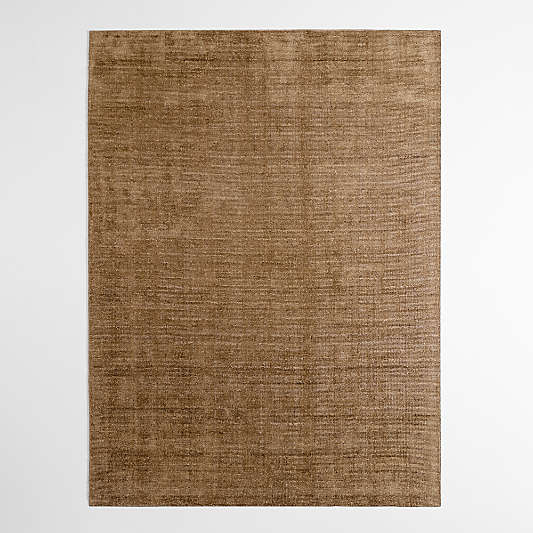 Whistler Viscose and Jute Blend Handwoven Brown Area Rug