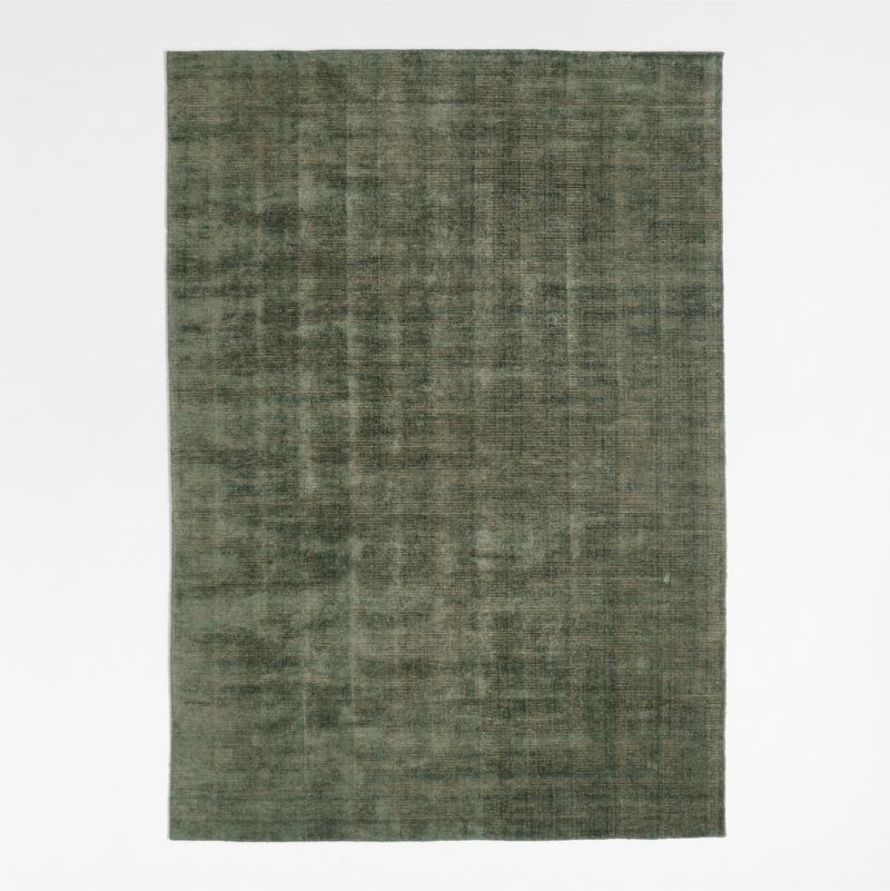 Whistler Viscose and Jute Blend Distressed Green Area Rug 10'x14' - image 1 of 4