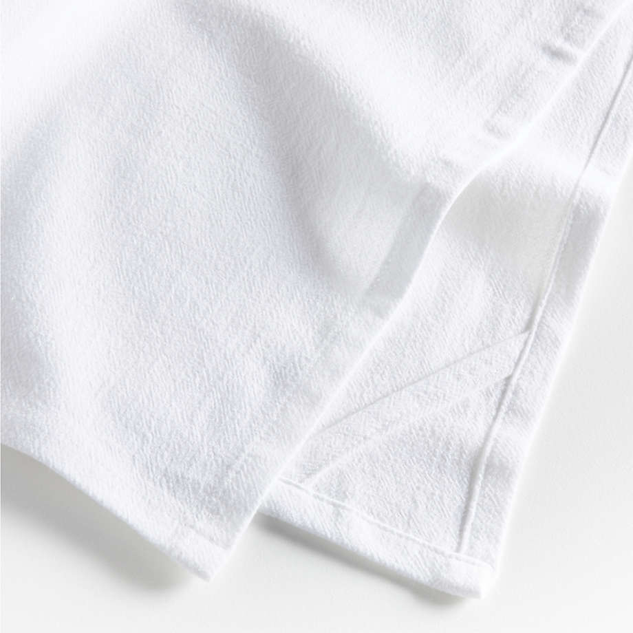 White Organic Cotton Flour Sack Dish Towels, Set of 2 + Reviews