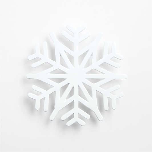 White Snowflake Trivet