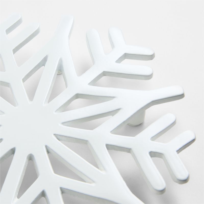 White Snowflake Trivet - image 2 of 3