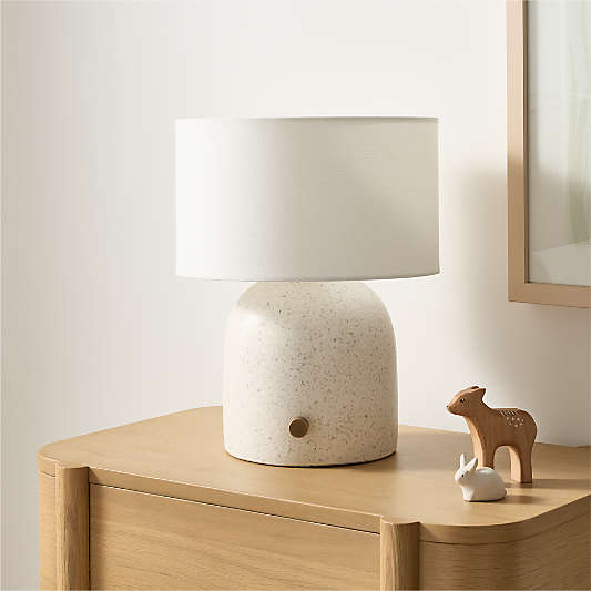 White Terrazzo Kids Table lamp